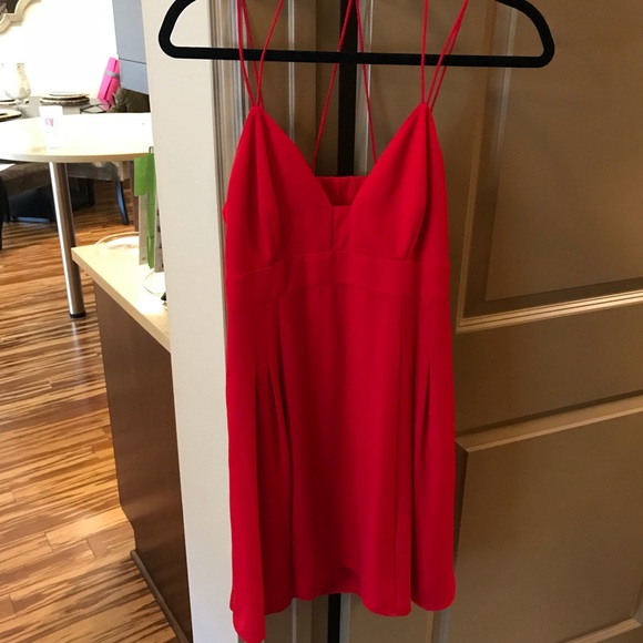 Express Dresses & Skirts - Red dress with spaghetti straps